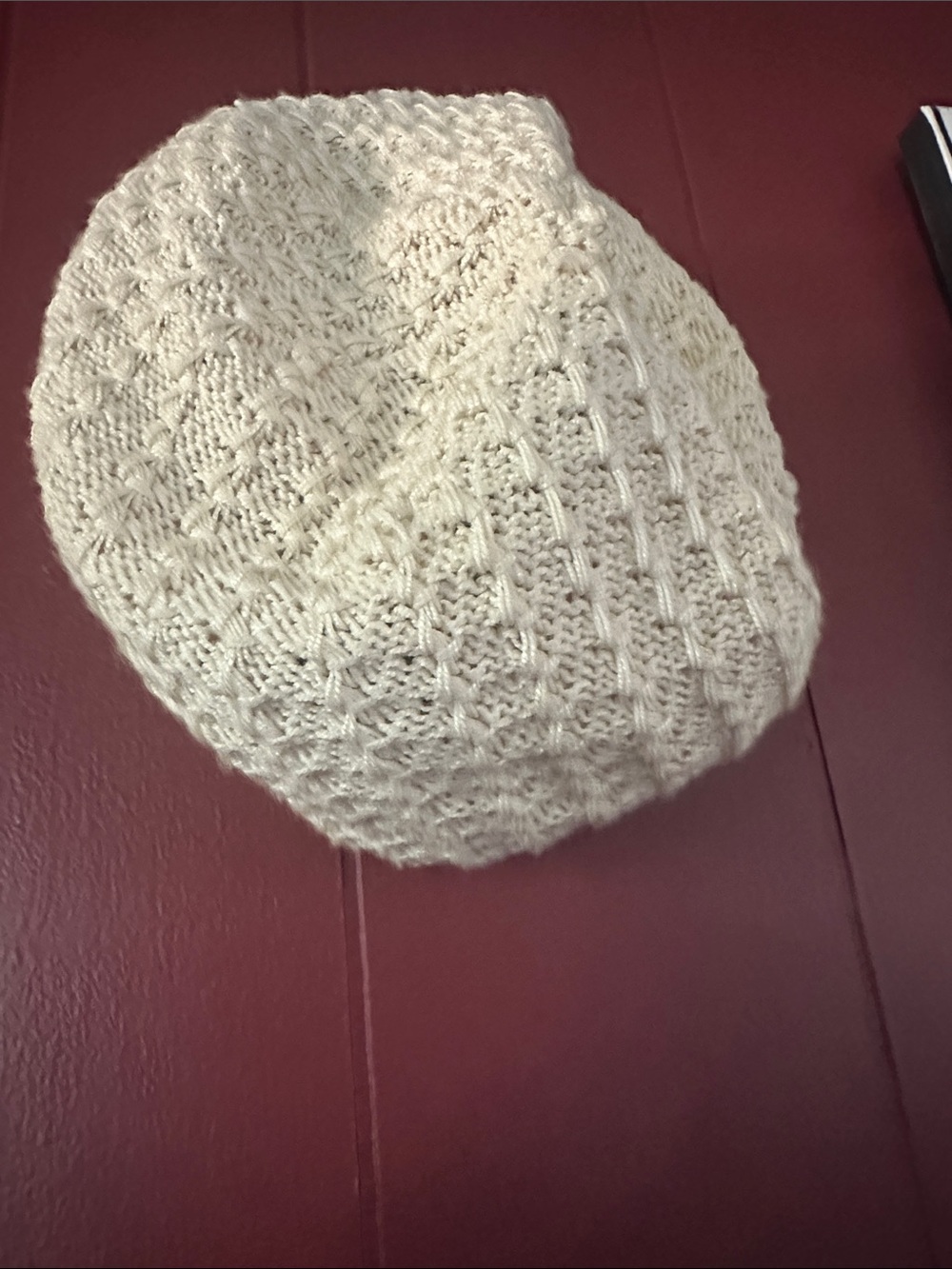 Vintage Knit Beret Hat